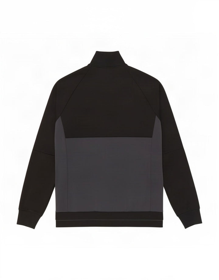 Adidas Mens Treino Top Jaqueta Médio Preto Colorblock Poliéster