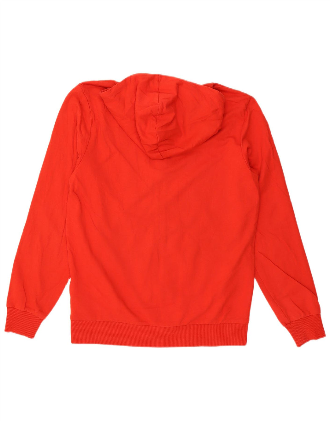 Suéter Puma masculino com capuz e zíper médio algodão vermelho