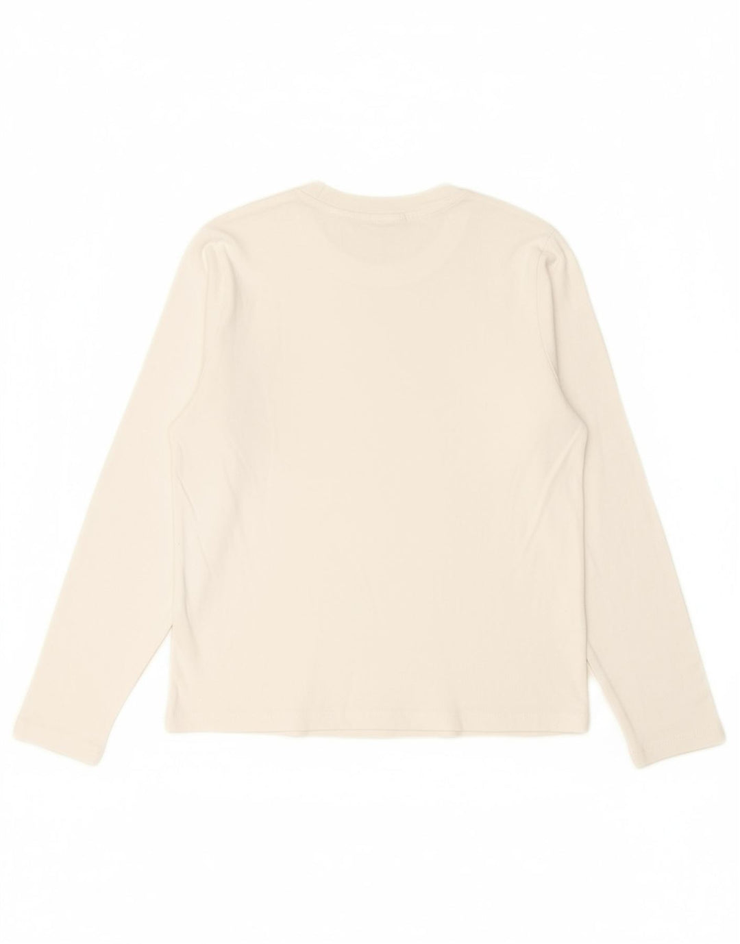 LEVI'S Top feminino manga comprida UK 18 XL algodão branco