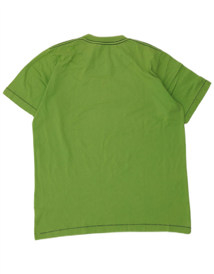 Camiseta gráfica masculina Murphy & Nye Top de algodão verde médio