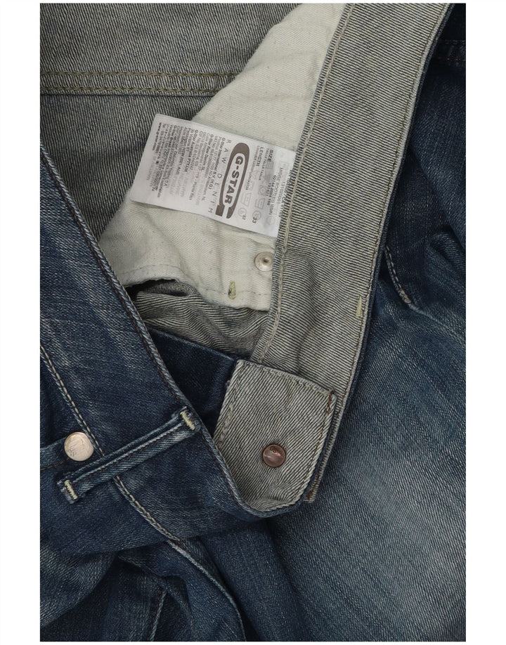 Calça jeans feminina G-Star W33 L32 algodão azul