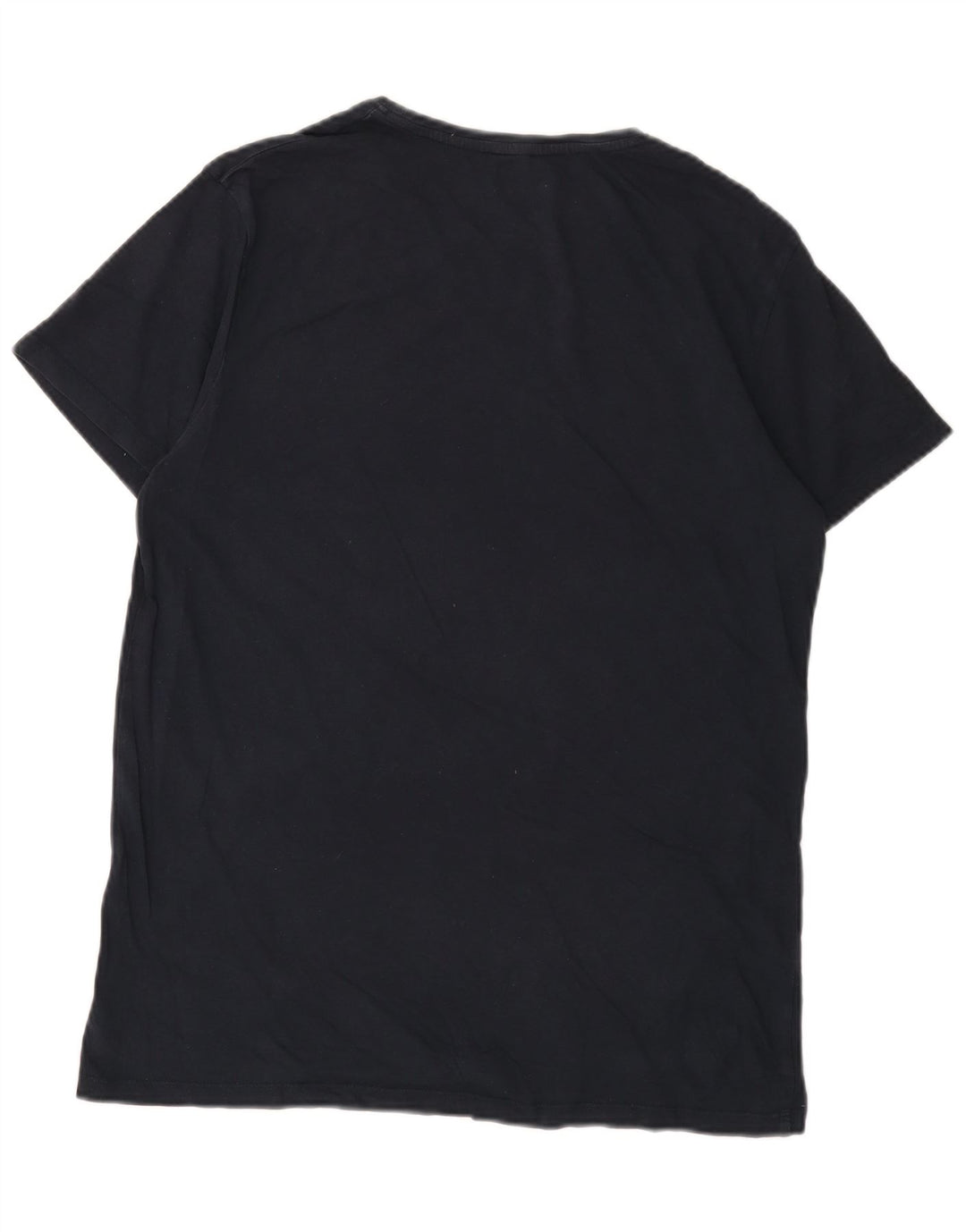 Timberland Camiseta masculina gráfica Top médio algodão azul marinho