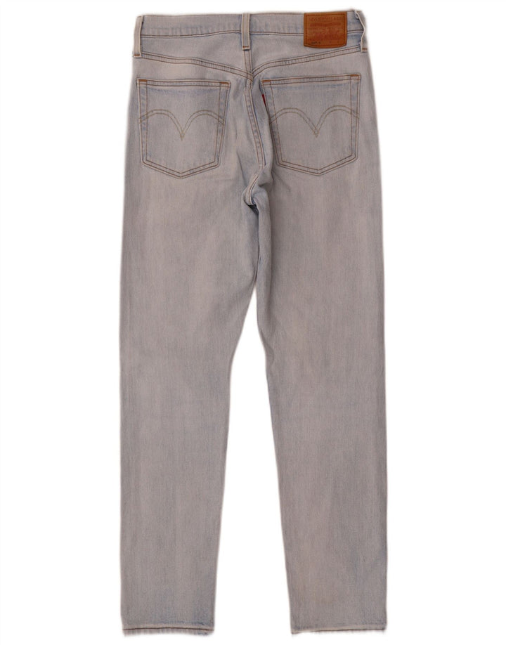 Calça jeans feminina Levi's 501 Straight W26 L28 azul algodão