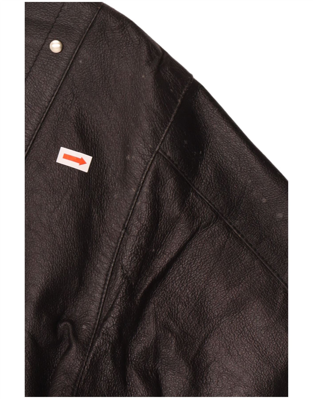 Jaqueta de couro masculina ESCO IT 52 XL couro preto