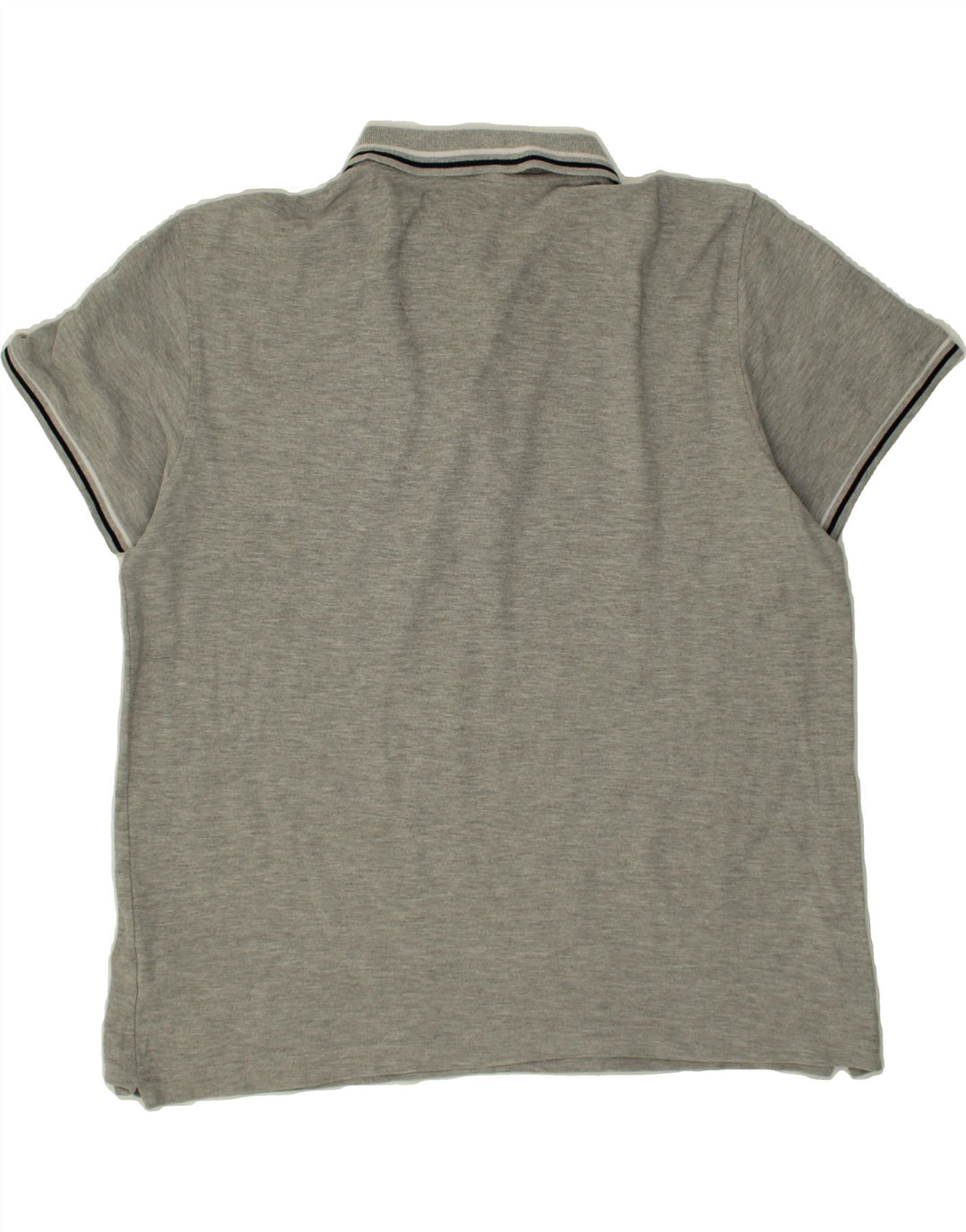 LOTTO Mens Polo Shirt XL Grey Cotton Vintage Lotto and Second-Hand Lotto from Messina Hembry 