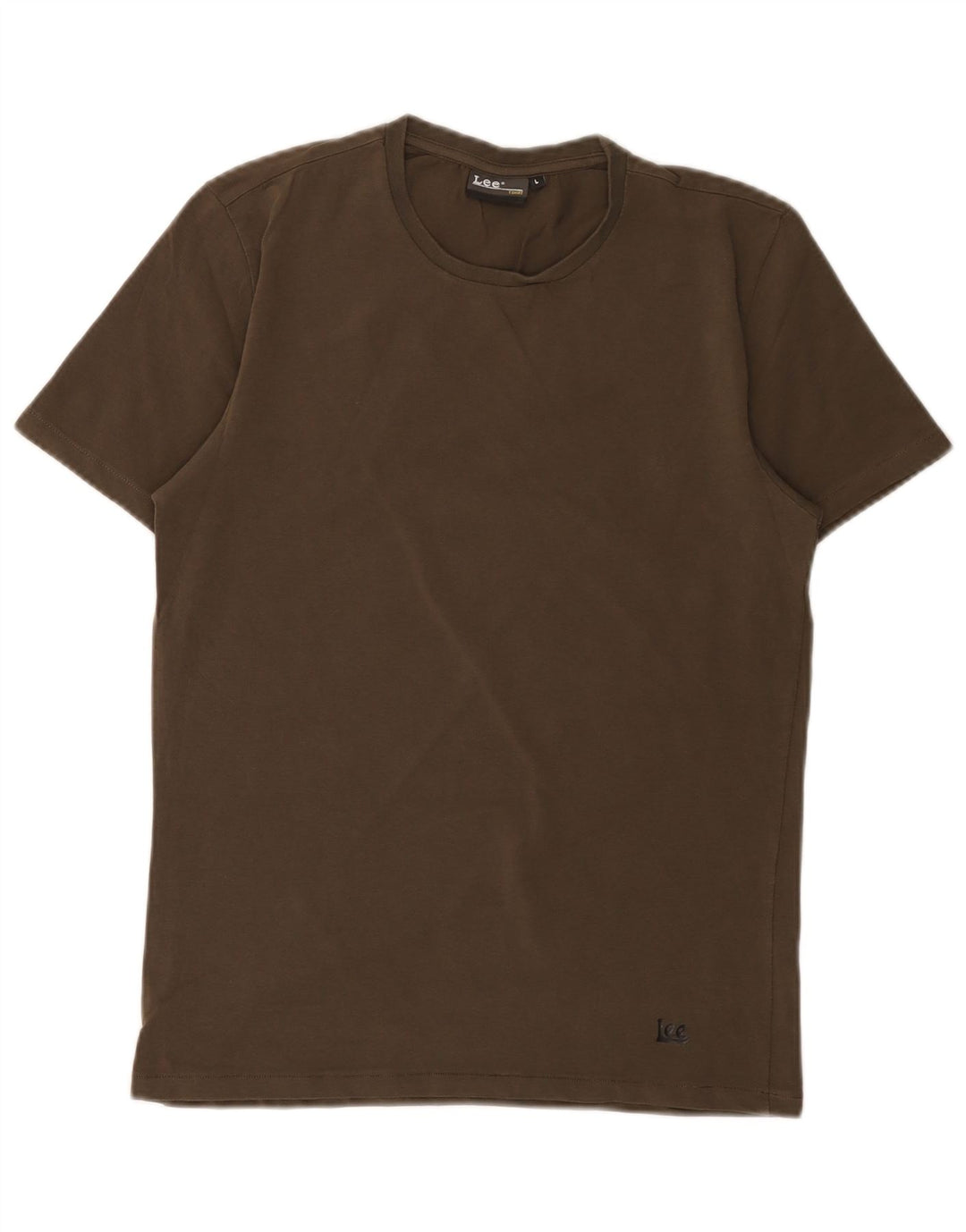 Camiseta feminina Lee UK 14 grande cáqui