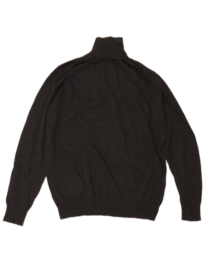 Zara Suéter masculino com gola redonda XL preto