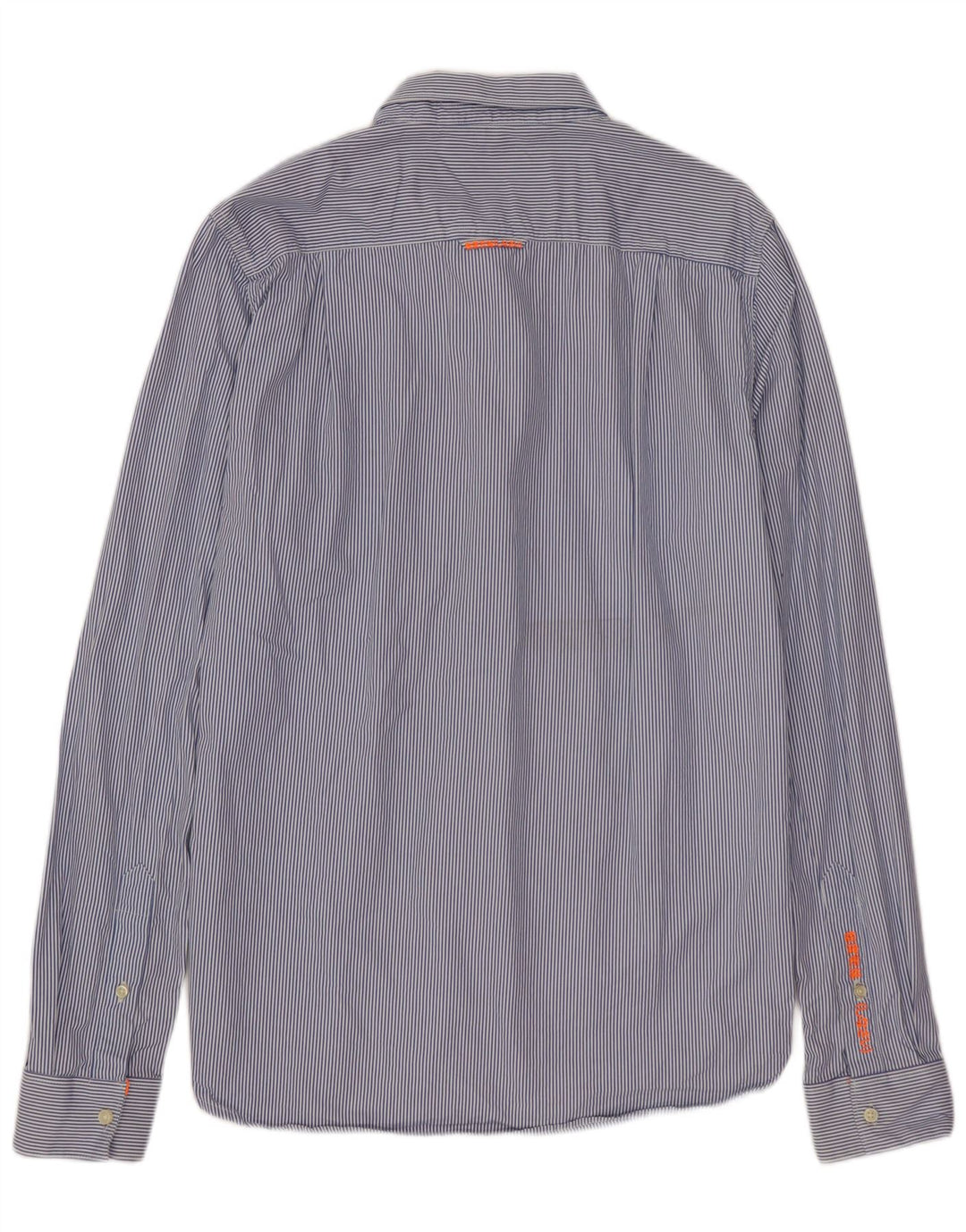Camisa masculina SUPERDRY caxemira listrada azul média