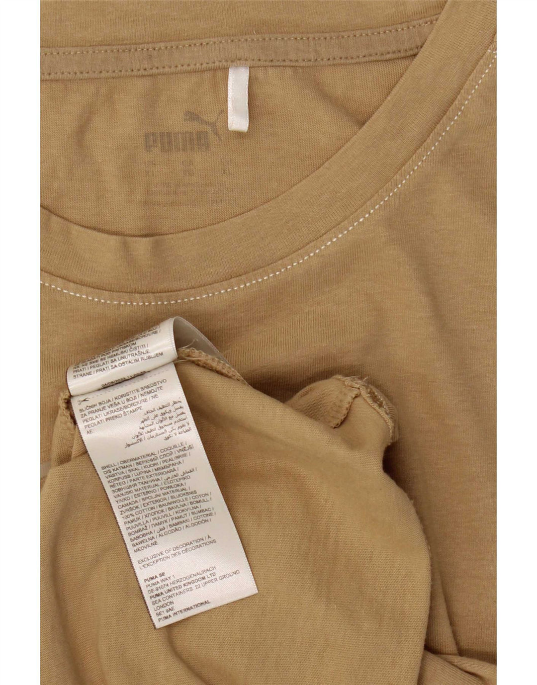 Puma Camiseta Masculina Graphic Top XL Algodão Bege