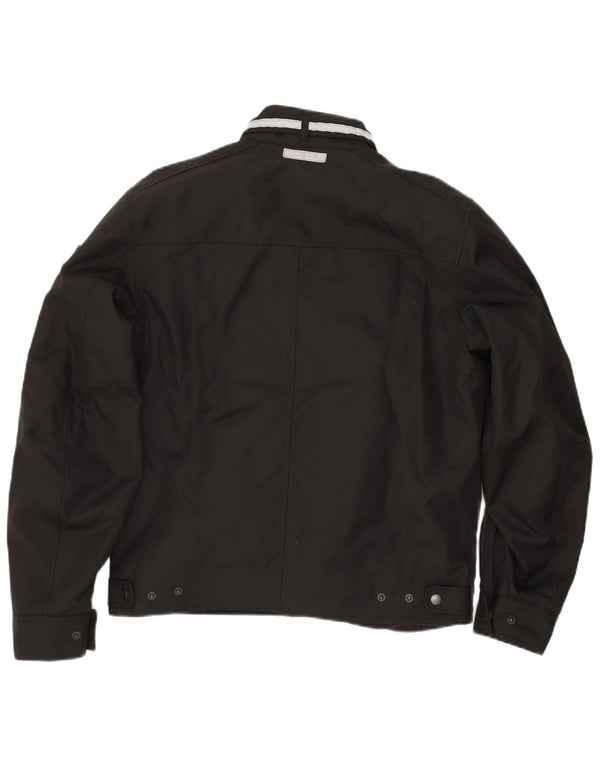 OJ Atmosfere Mens Racer Jacket UK 38 Médio Preto Poliéster