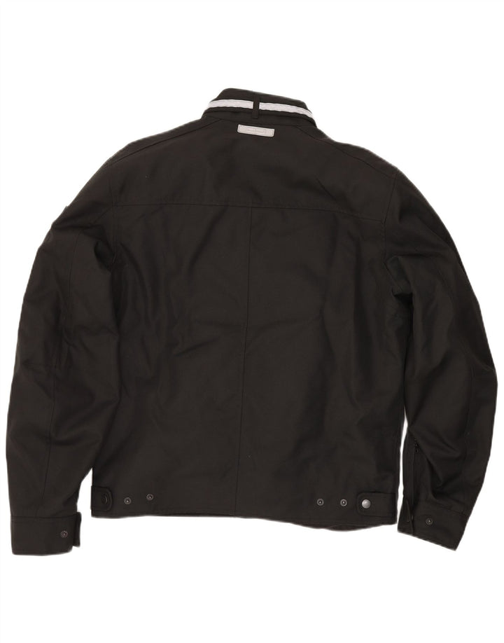 OJ Atmosfere Mens Racer Jacket UK 38 Médio Preto Poliéster