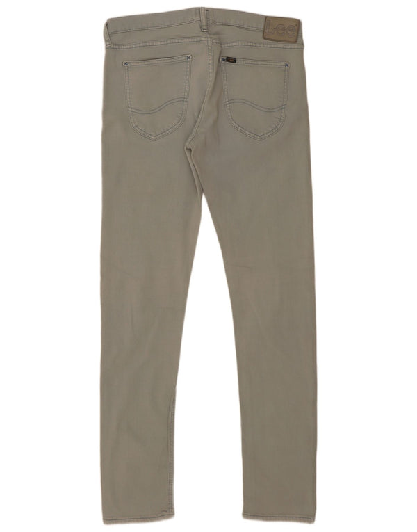 Lee Mens Luke Tapered Slim Jeans W33 L34 Azul Algodão