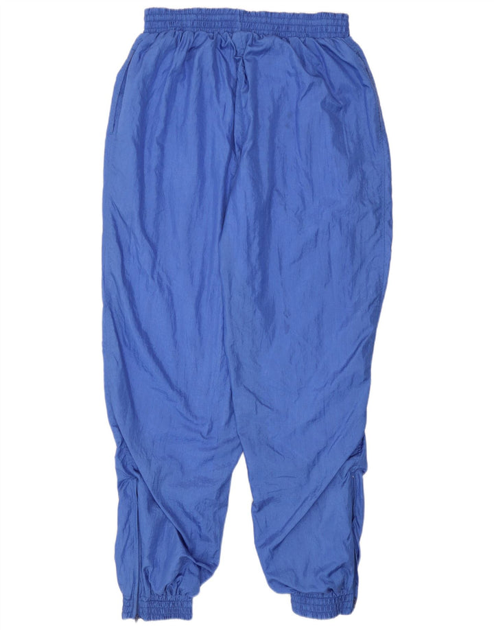 Calça de treino masculina vintage joggers grande poliamida azul