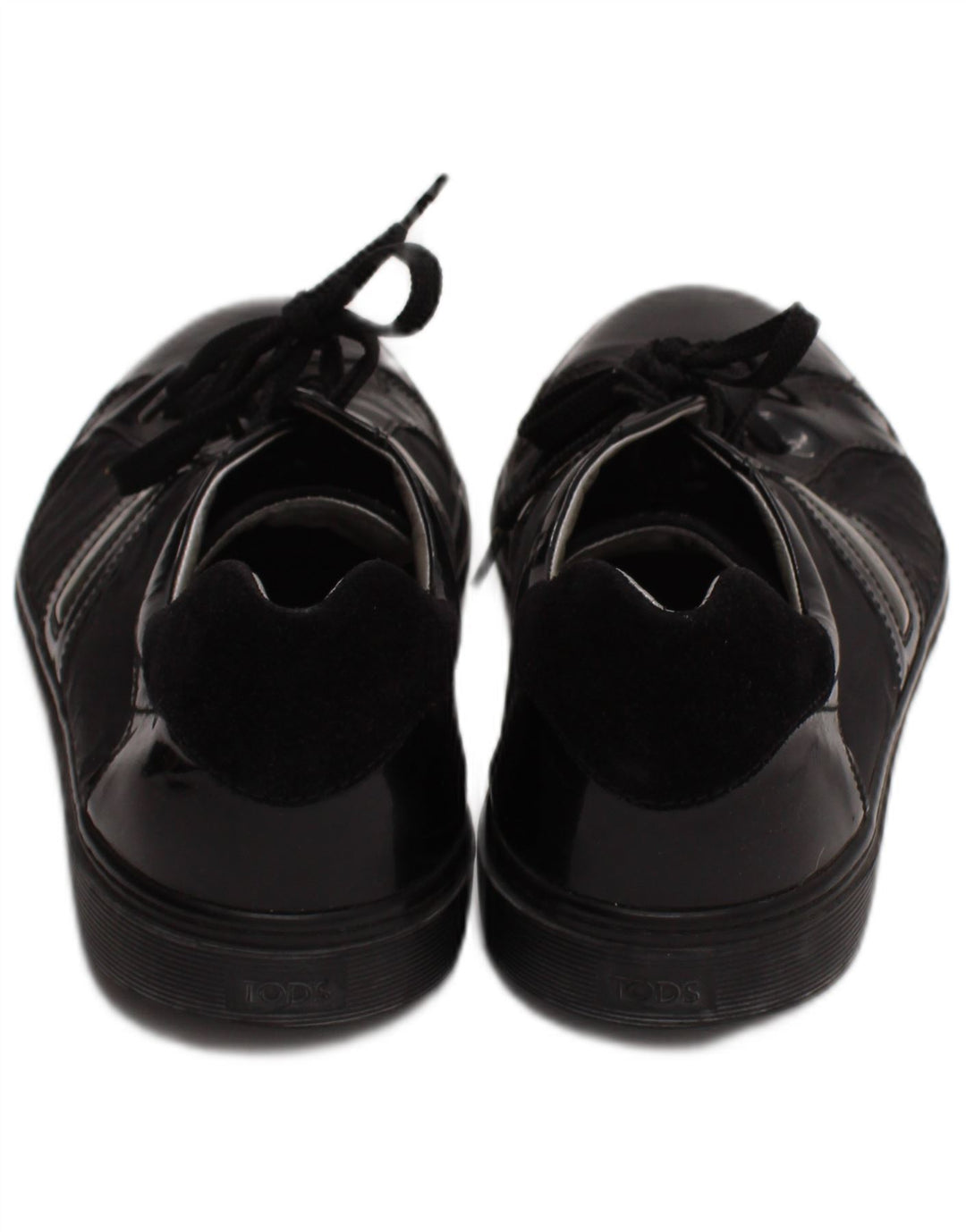 Tod's Mens Tênis Treinadores Reino Unido Tamanho 8 Preto