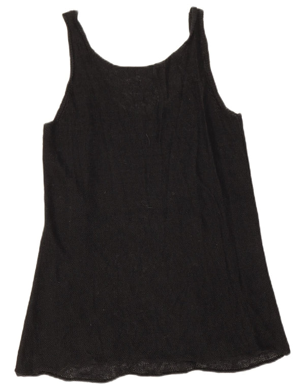 Colete feminino Marks & Spencer UK 10 pequeno preto