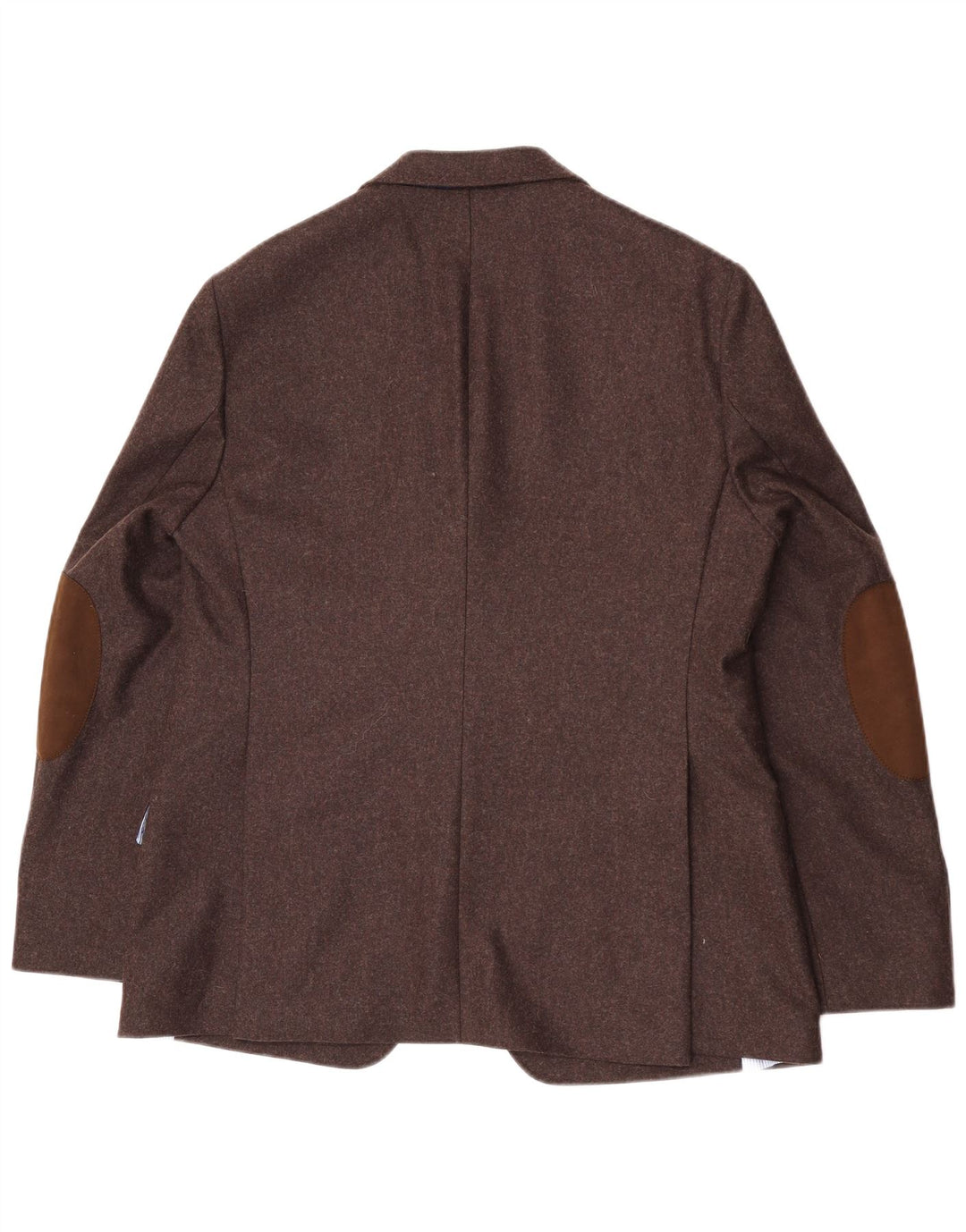 Jaqueta blazer masculina Sarar com 2 botões Reino Unido 40 grande lã marrom