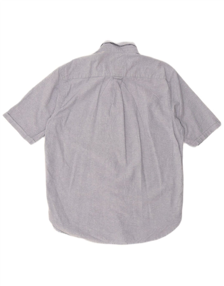 Camisa masculina de manga curta JAMES PRINGLE grande algodão azul