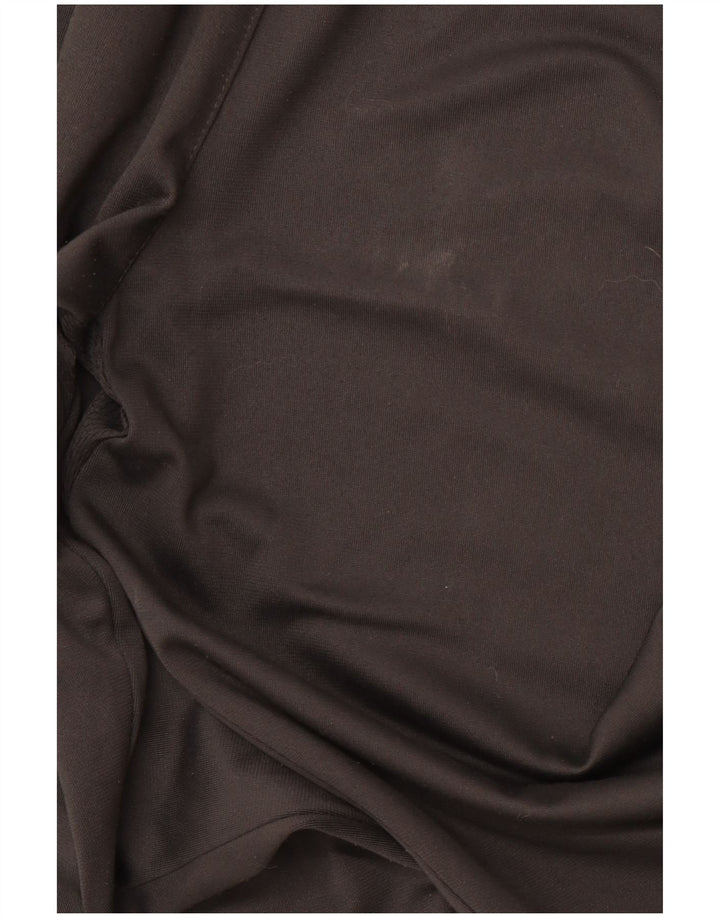 Calça de treino masculina NIKE Dri Fit pequena preta de poliéster