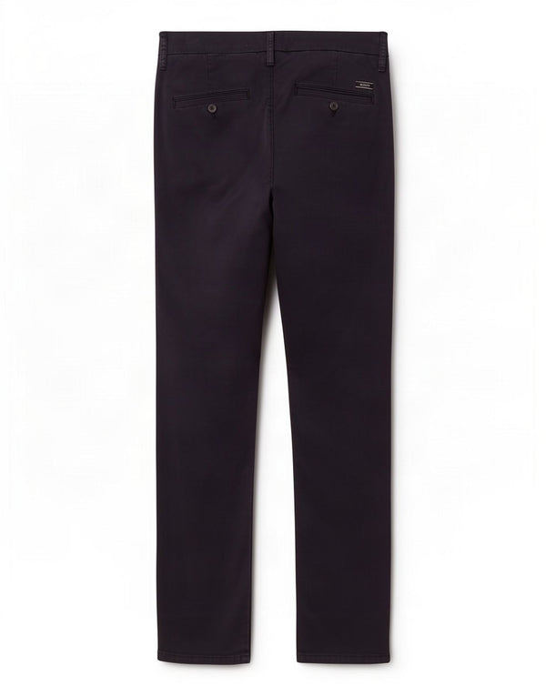 Guess Calça masculina skinny de cintura média W28 L32 algodão azul marinho