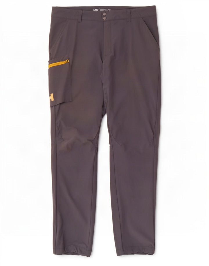 Calça cargo masculina Helly Hansen Regular Fit grande W36 L31 cinza poliamida