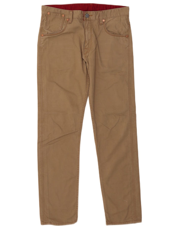 Levi's Masculino 508 Regular Tapered Jeans W31 L32 Algodão Bege