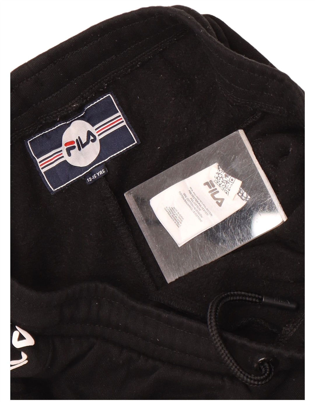 Fila Boys Graphic Calças de treino joggers 13-14 anos preto poliéster