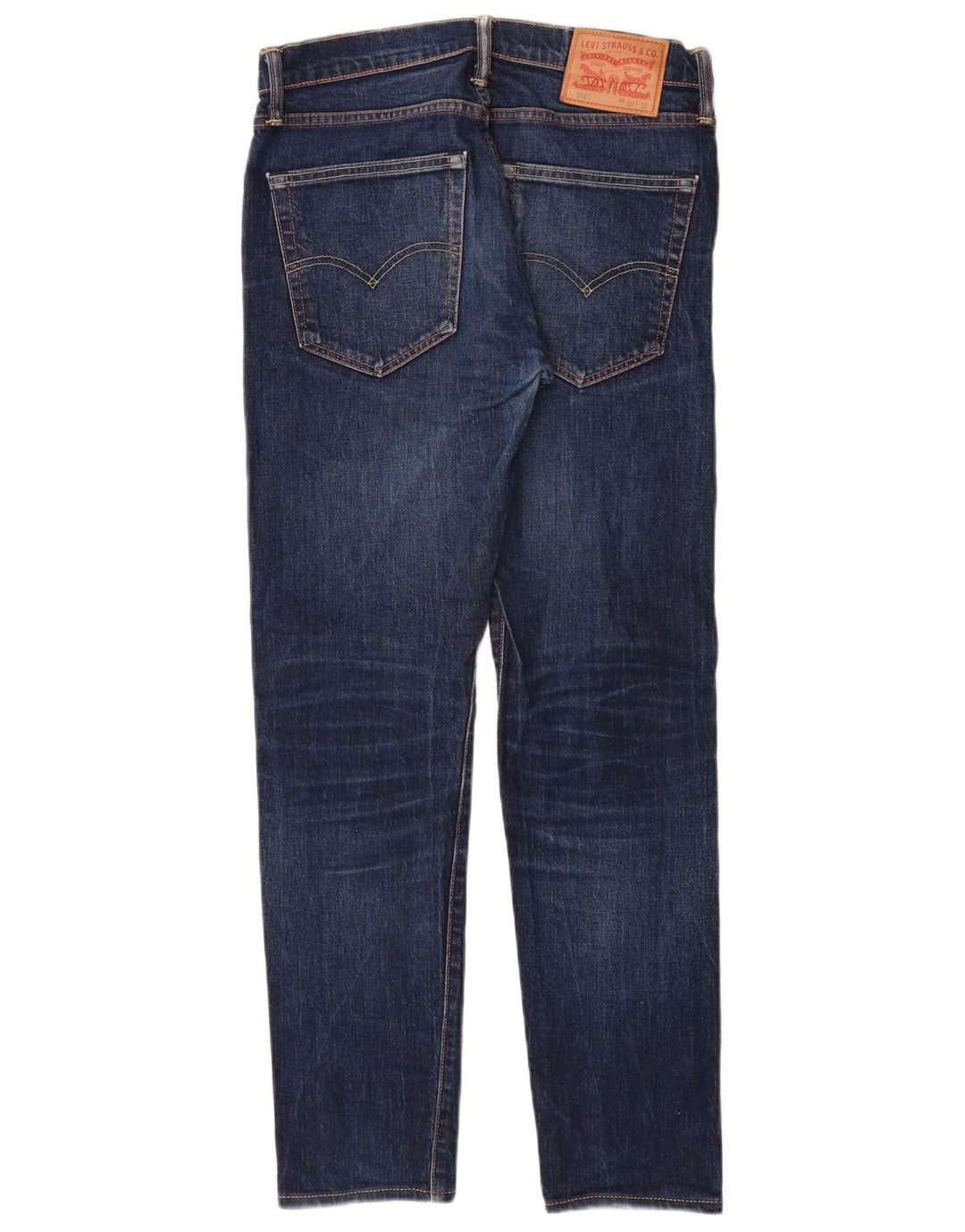 Levi's Masculino 512 Slim Tapered Jeans W30 L30 Azul Algodão