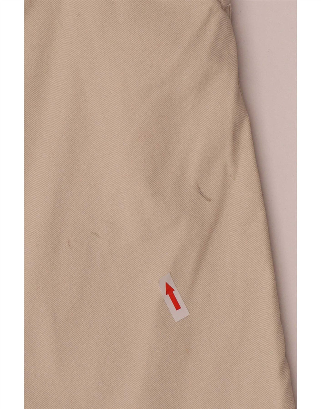 Izod Mens Chino Shorts W36 Grande Algodão Bege