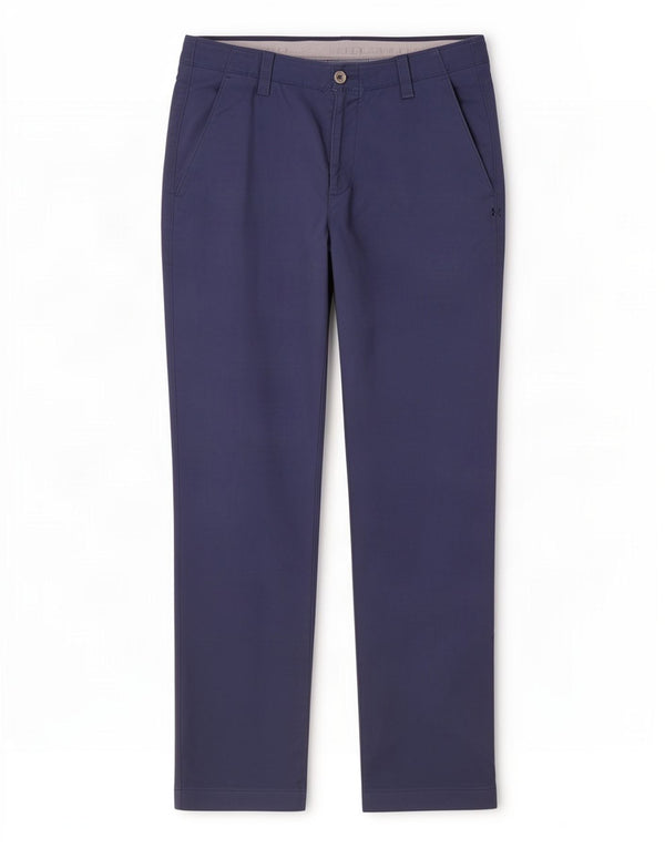 Calça Chino Masculina Under Armour Straight W34 L34 Azul Marinho