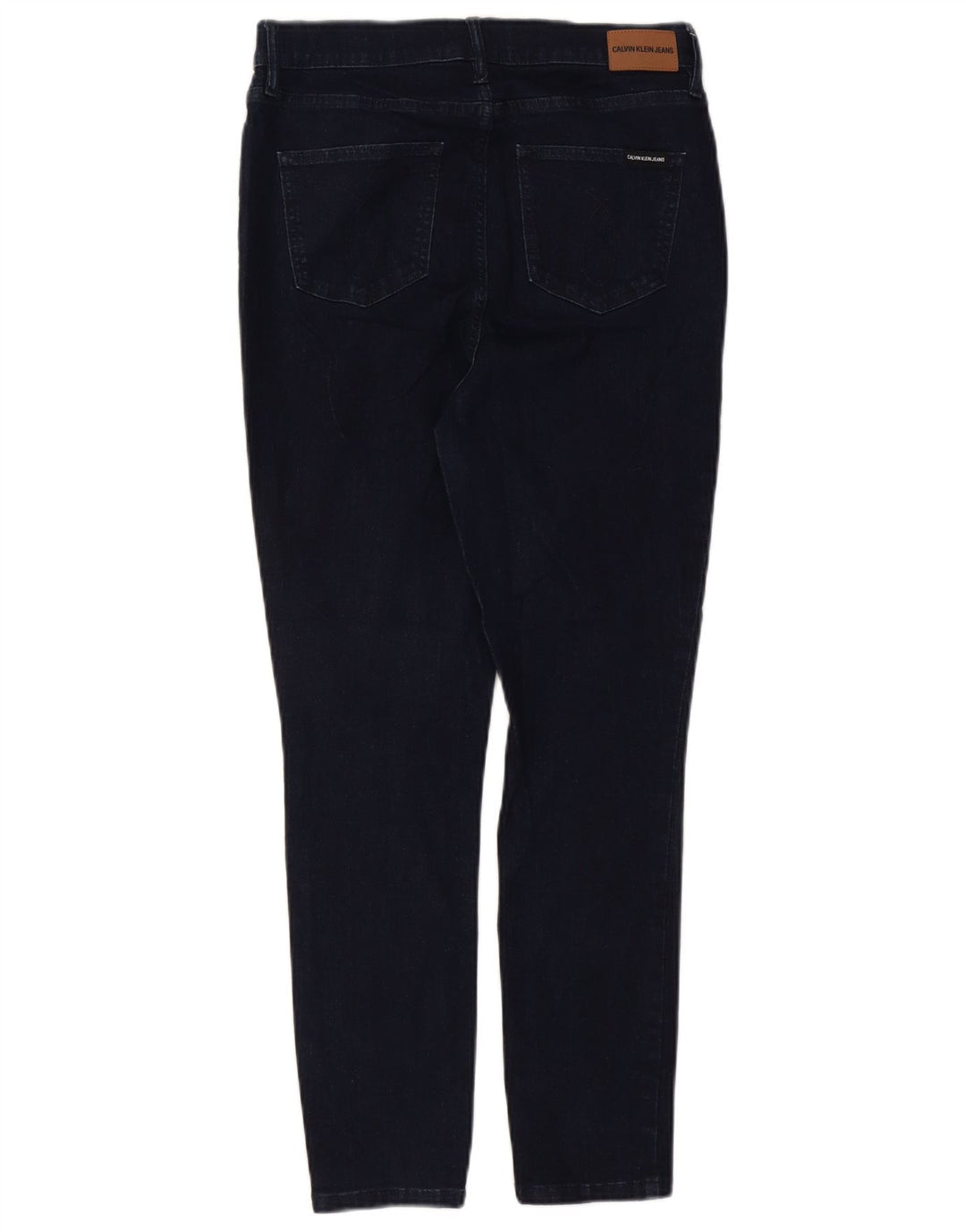 Calça jeans skinny feminina CALVIN KLEIN cintura alta US 12 grande W31 L26 azul marinho