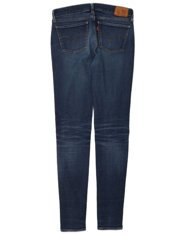 Calça jeans feminina Levi's 710 Super Skinny W28 L34 azul algodão