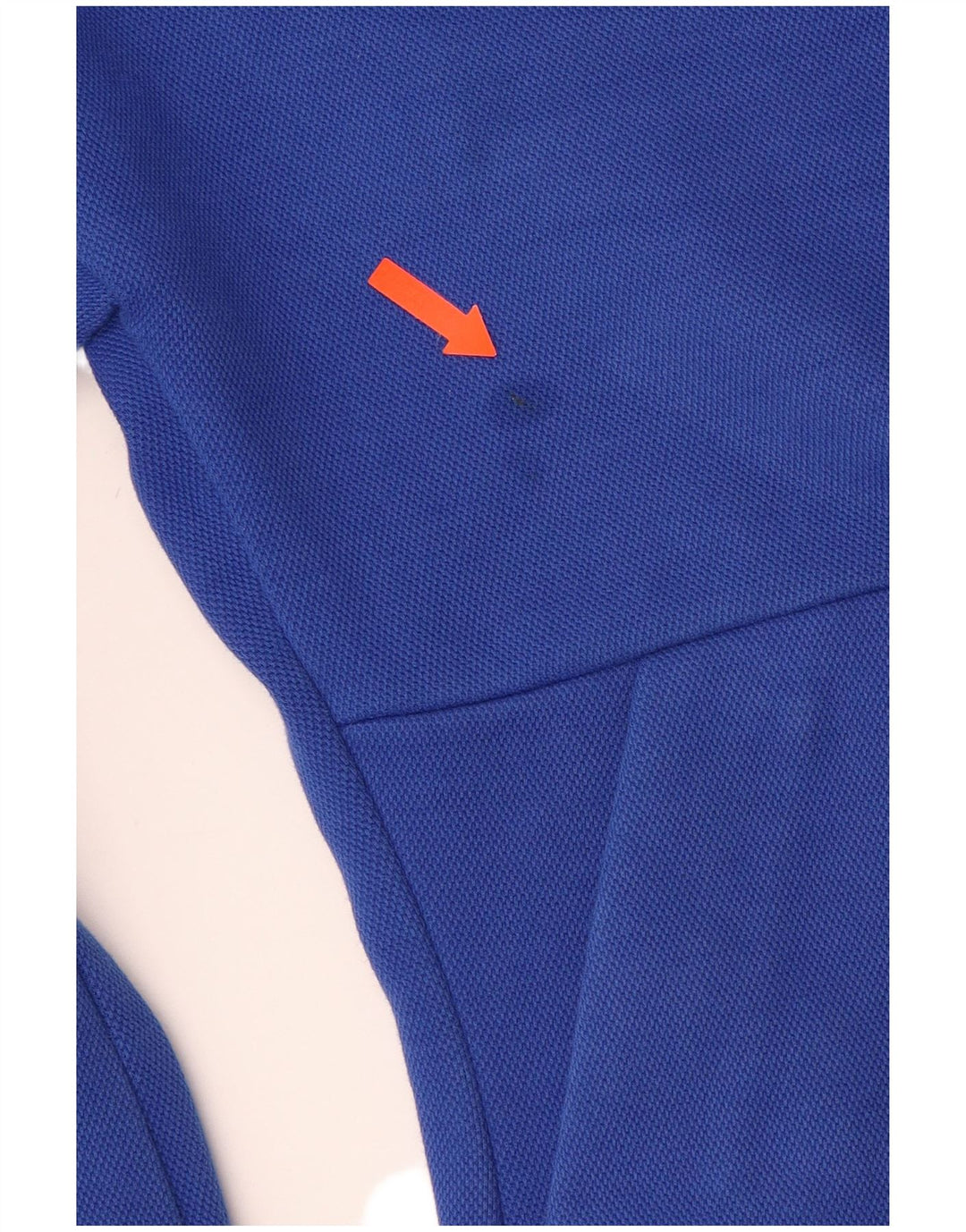 Suéter adidas feminino com capuz e zíper gráfico uk 12/14 algodão azul médio