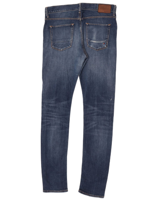 Tommy Hilfiger Feminino Layton Super Slim Jeans W31 L32 Azul