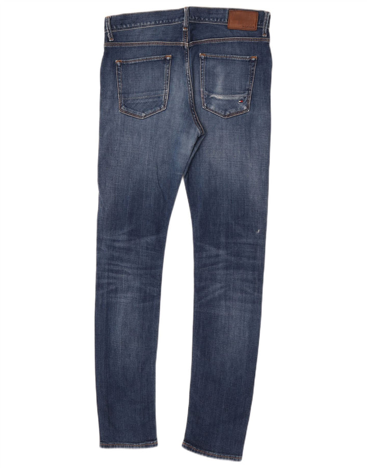 Tommy Hilfiger Feminino Layton Super Slim Jeans W31 L32 Azul