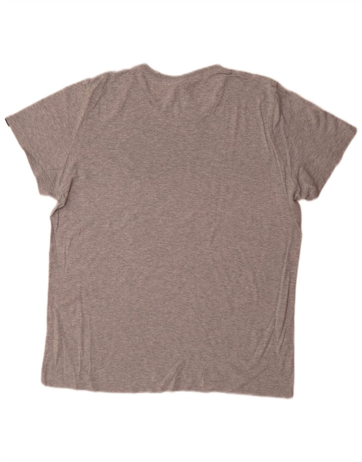 Camiseta Adidas Masculina Graphic Top Pequeno Algodão Cinza