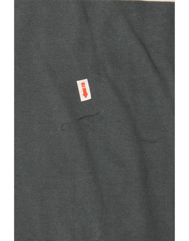 Suéter masculino Massimo Dutti com gola redonda XL cinza colorblock