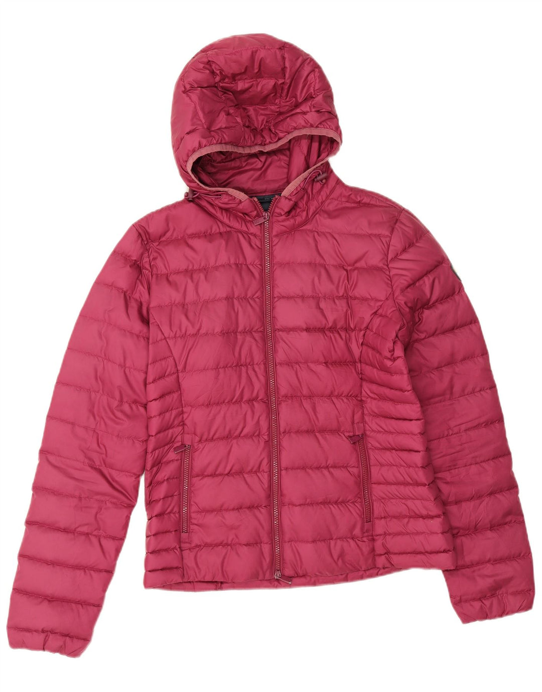 Jaqueta acolchoada com capuz feminino Ciesse Piumini IT 46 grande rosa