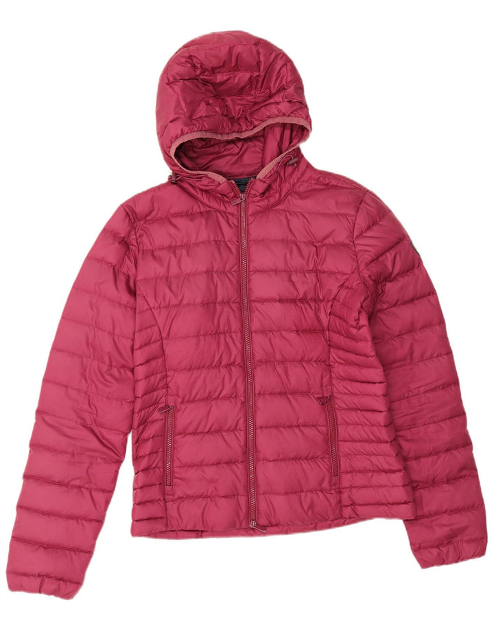Jaqueta acolchoada com capuz feminino Ciesse Piumini IT 46 grande rosa