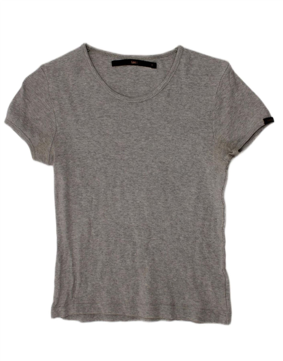Camiseta feminina LEE UK 8 pequena cinza
