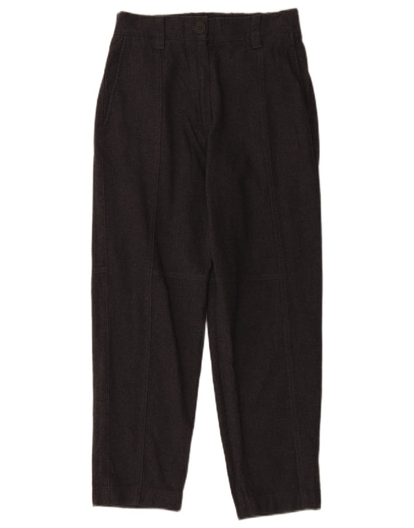 Calça feminina casual Massimo Dutti folgada EU 34 2XS W24 L26 cinza