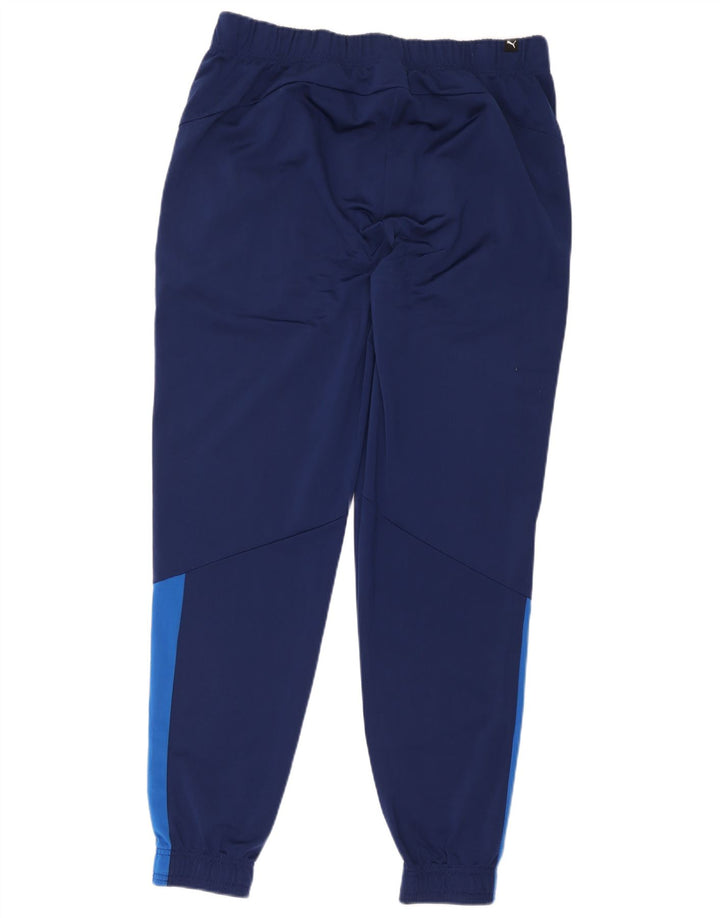 Calça de treino masculina Puma Joggers XL azul colorblock poliéster
