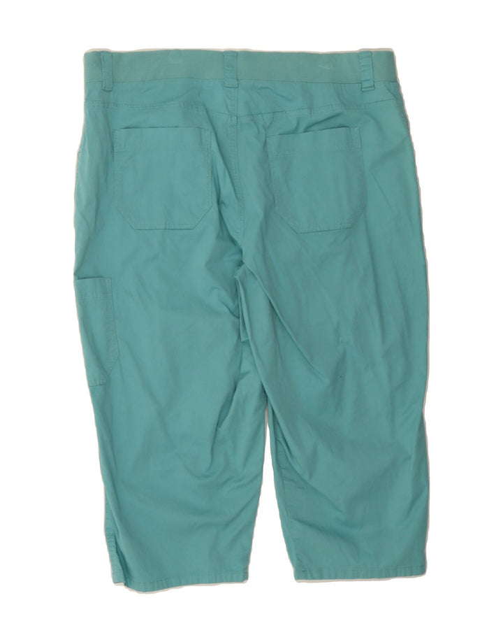 LEE Womens Riders Cargo Bermuda Shorts US 16 2XL W38 L19 Turquoise Cotton Vintage Lee and Second-Hand Lee from Messina Hembry 