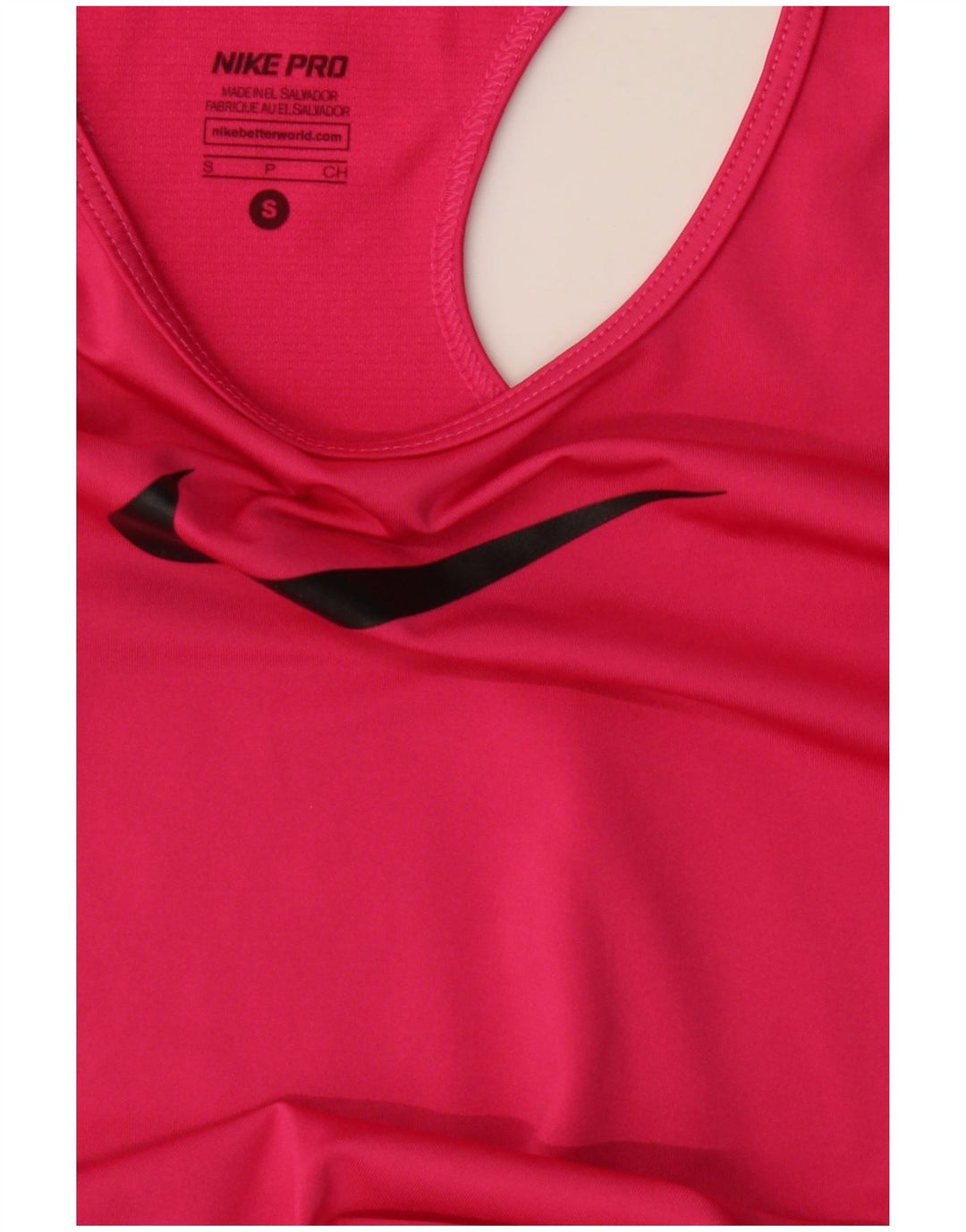 Colete gráfico Nike feminino Dri Fit Top UK 8 pequeno rosa