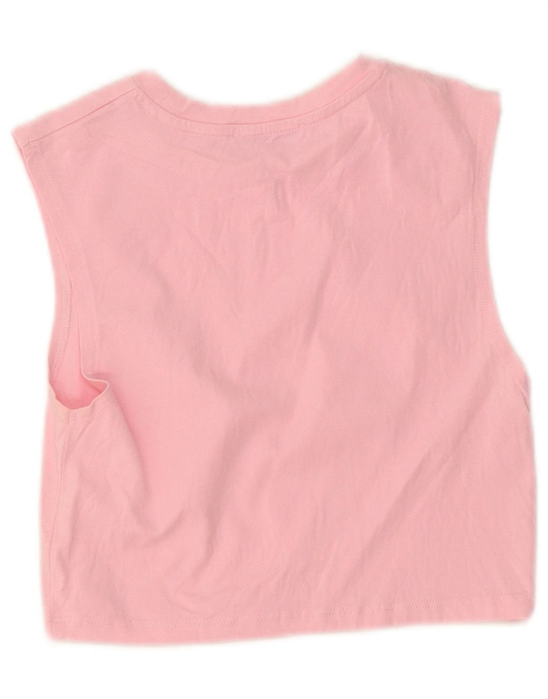 Zara Womens Crop Vest Top UK 8 Pequeno Rosa