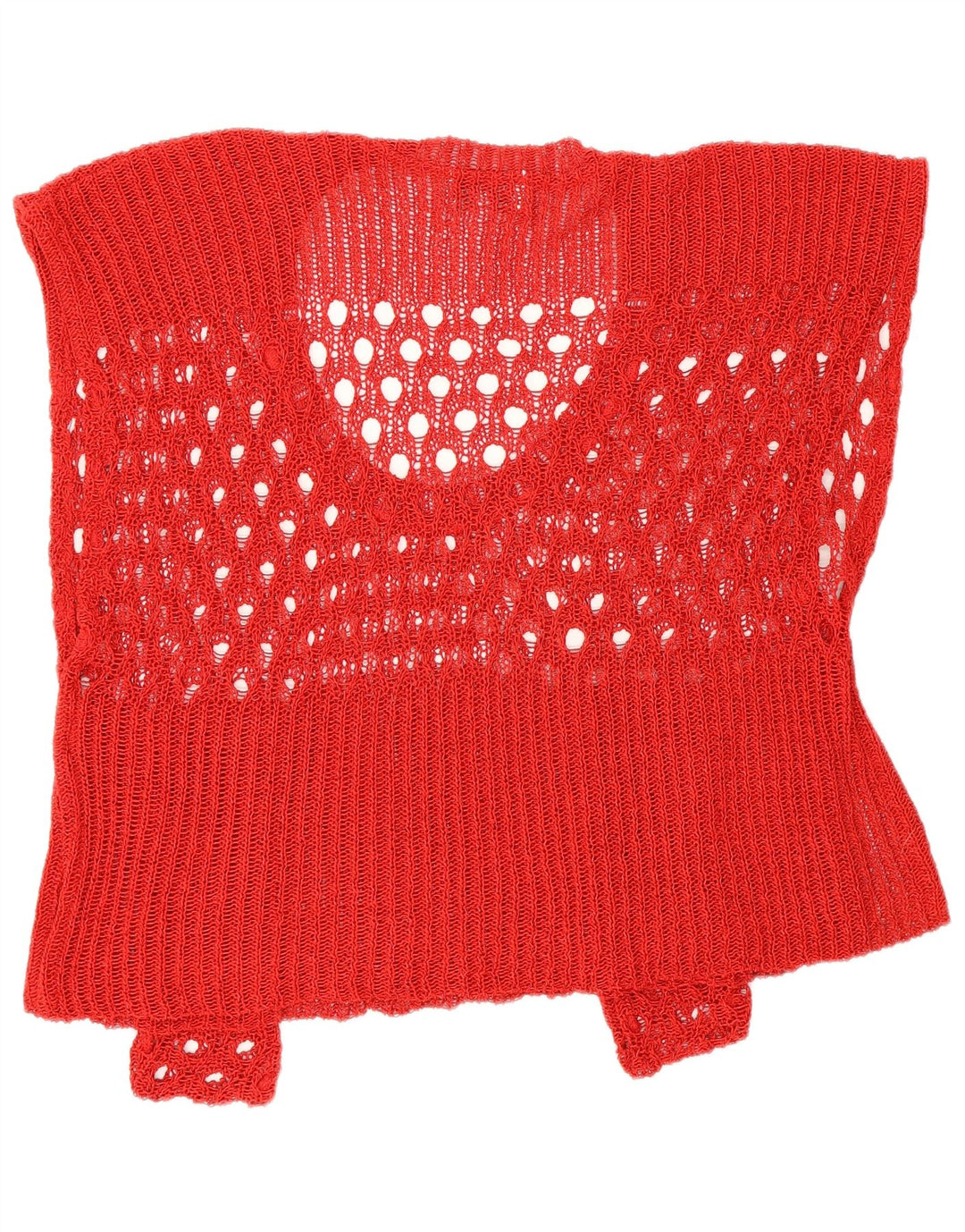 Top colheita oversized feminino vintage UK 2 2XS vermelho