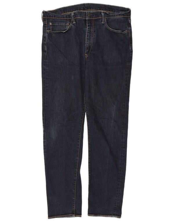 Levi's Masculino 522 Straight Jeans W38 L34 Azul Marinho Algodão