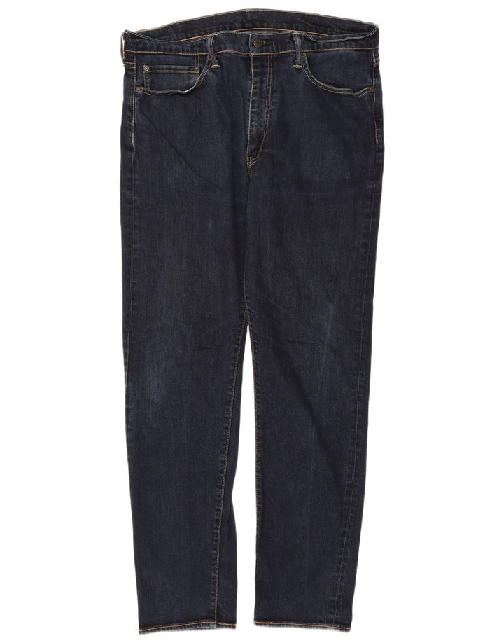 Levi's Masculino 522 Straight Jeans W38 L34 Azul Marinho Algodão