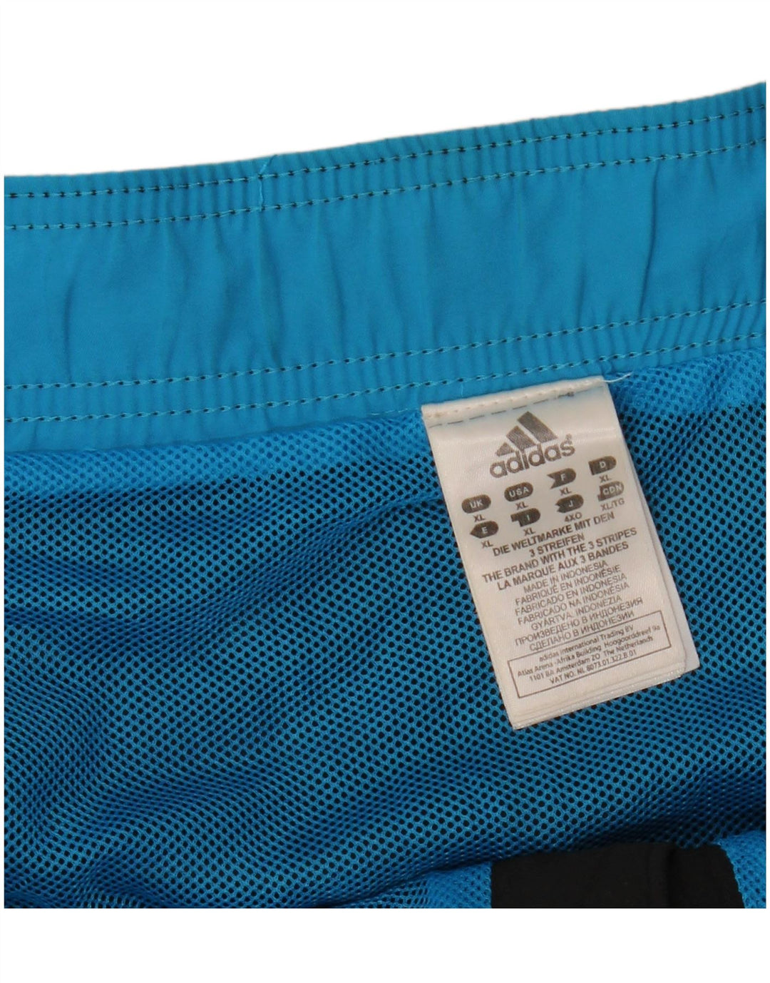 Shorts de natação masculinos ADIDAS XL preto poliéster