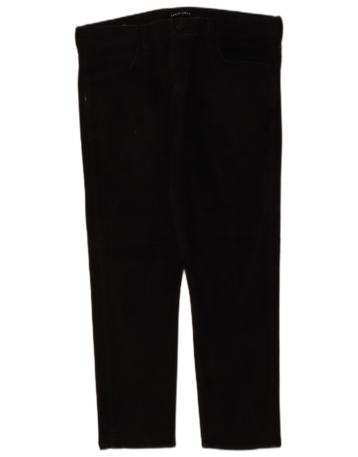 Jeans retos masculinos LEVI'S W36 L27 algodão preto