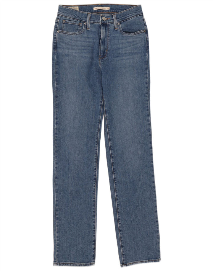 Calça jeans feminina Levi's 724 High Rise Straight W27 L30 Azul